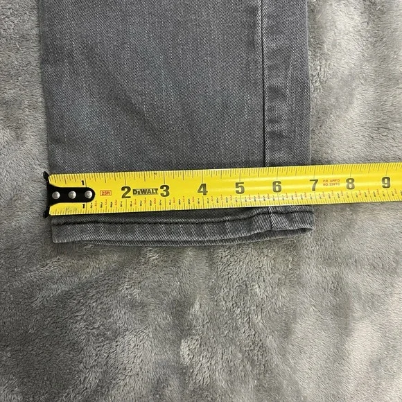 Levis 511 Jeans Mens 32x34* (Meas. 32x33) Grey Slim Throughout Low Rise Stretch - Picture 6 of 7